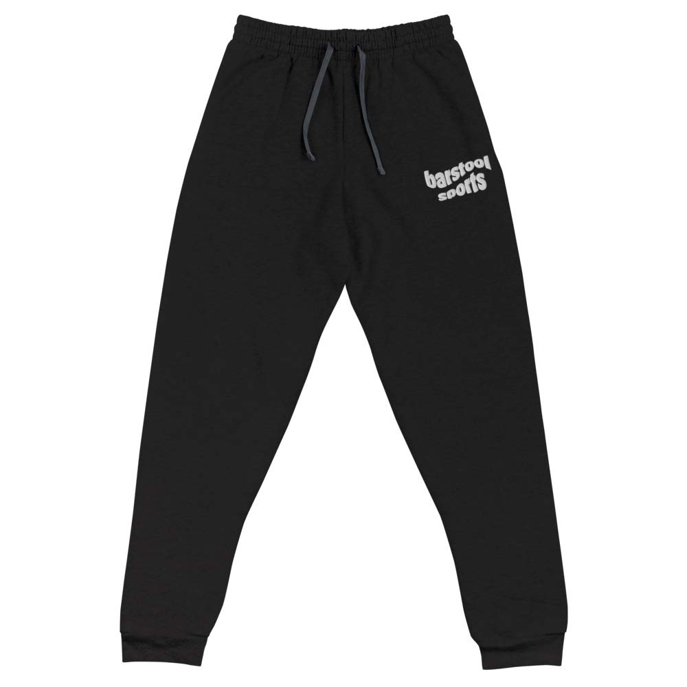 Barstool Sports Embroidered Joggers - Men's Athletic Sweatpants with Logo Design | Comfortable Lounge & Workout Pants for Gym, Running, and Casual Wear
