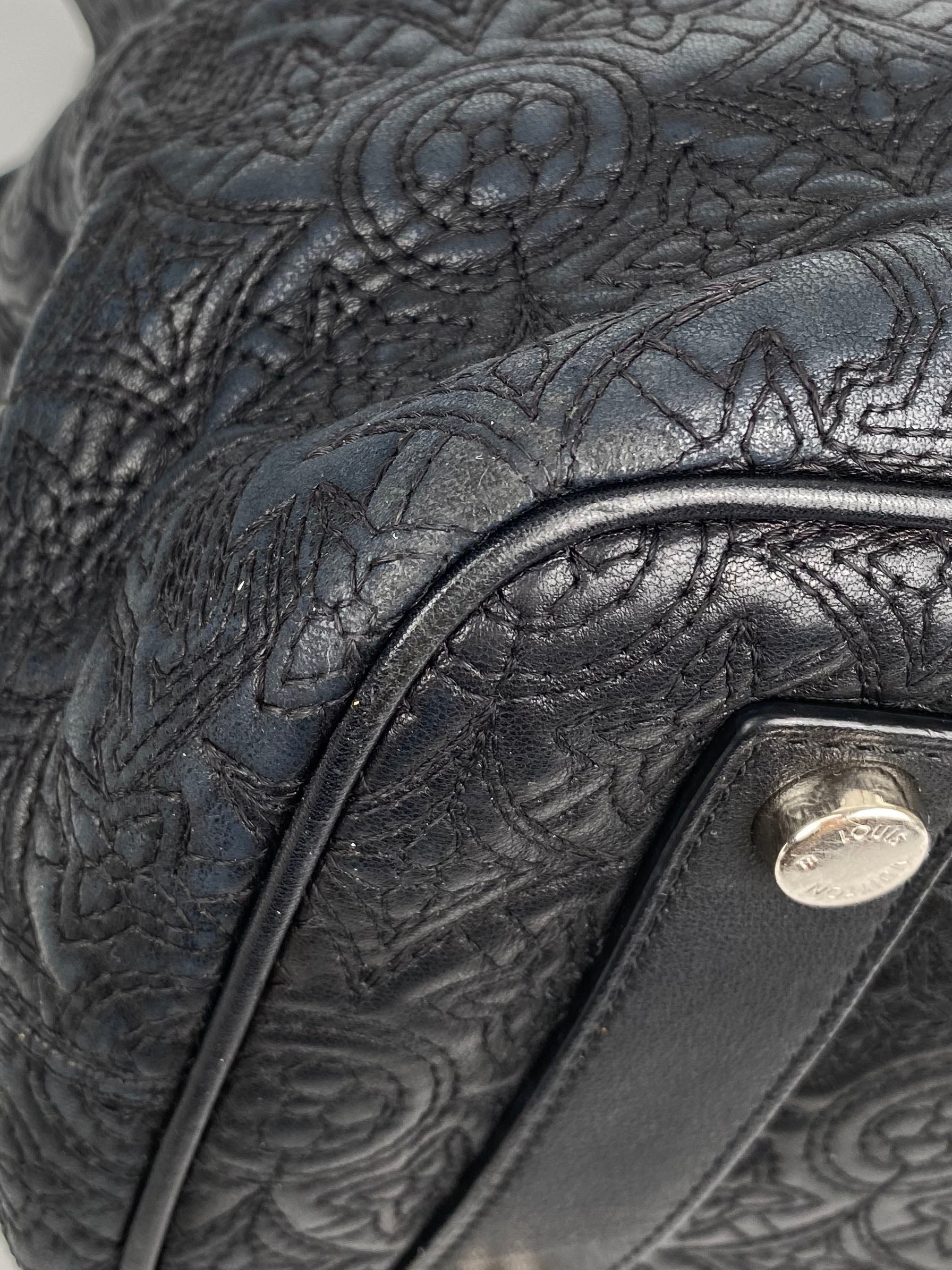 Authentic Louis Vuitton Black Antheia Hobo PM Handbag - Luxury Leather Shoulder Bag for Women | Perfect for Work, Travel & Evening Events