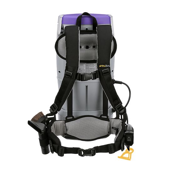 ProTeam 107645 GoFree Flex Pro II Cordless Backpack Vacuum Cleaner - 12 AH Battery, 107532 Kit Included - Perfect for Commercial Cleaning, Offices & Schools
