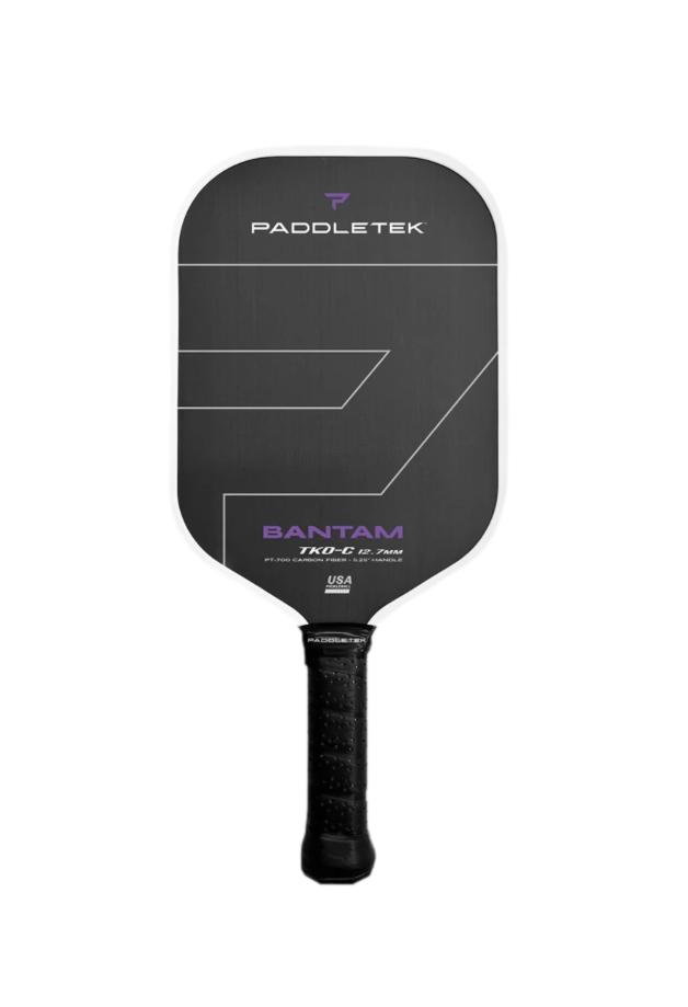 Paddletek Bantam TKO C 12.7 Pickleball Paddle - Lightweight Carbon Fiber Paddle for Competitive Play & Recreational Pickleball Games