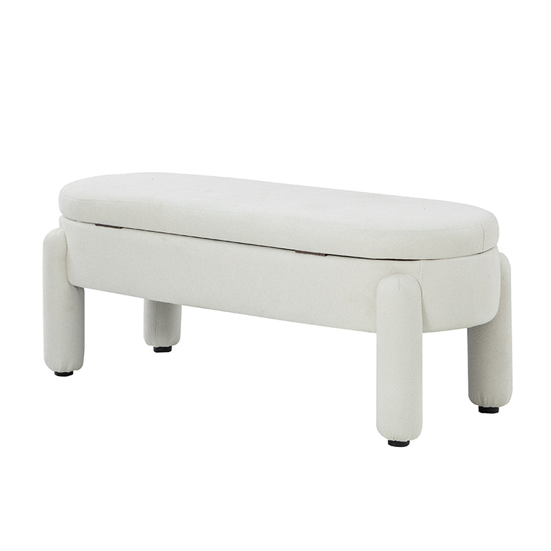 Flavio Storage Bench with Waterproof Fabric - Stylish Entryway Seat & Shoe Storage Organizer for Living Room, Bedroom, or Mudroom