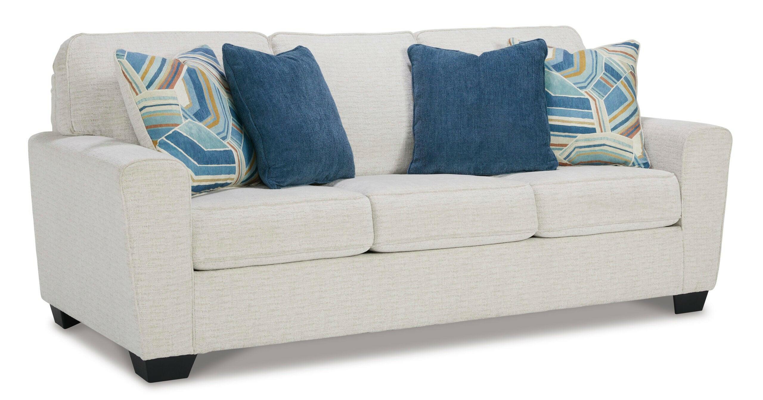 Cashton Snow Sofa & Loveseat Set 40604 - Modern 2-Piece Living Room Furniture for Small Spaces, Apartments & Cozy Home Decor