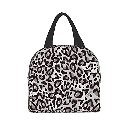 Grey Leopard Print