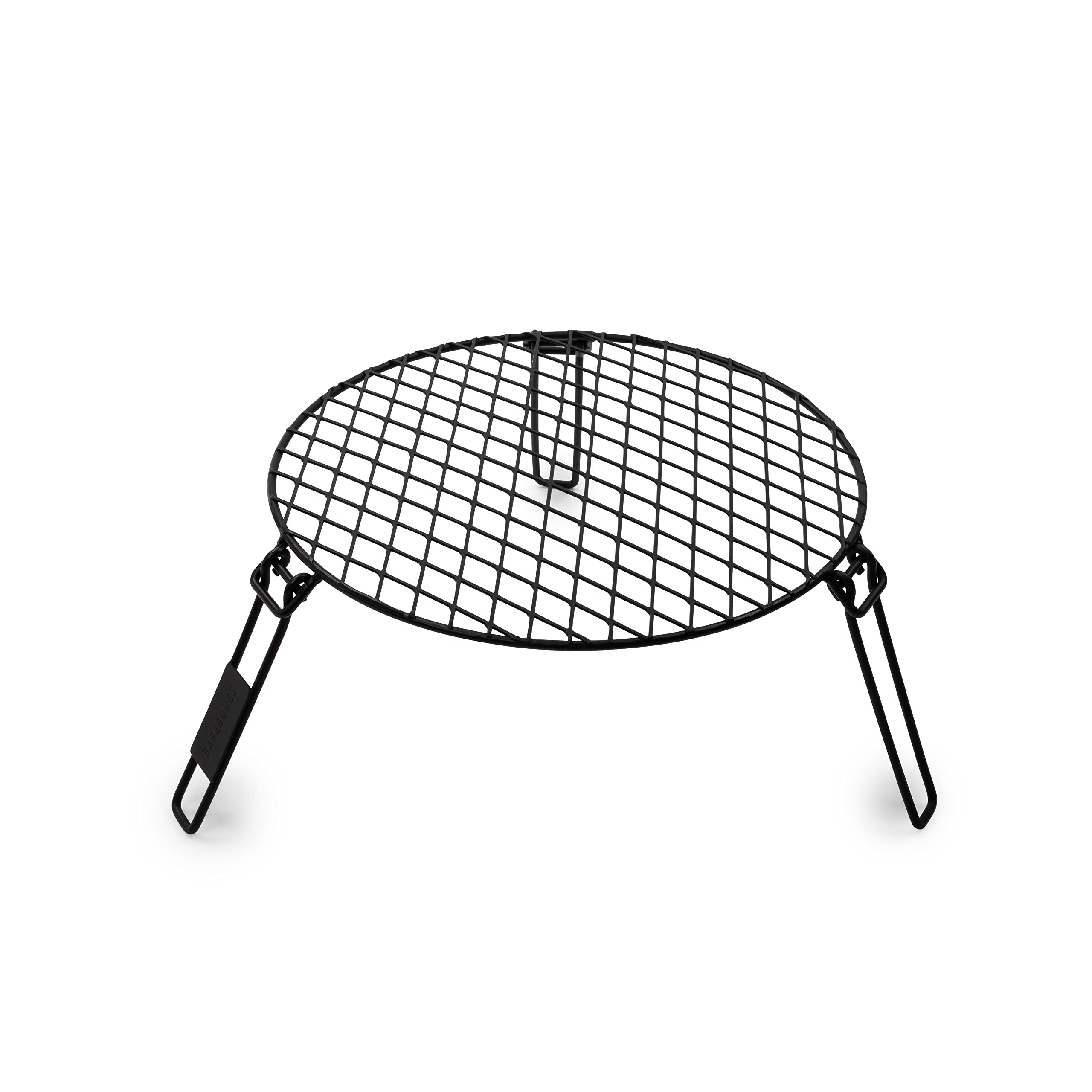 Foldable Circular Fire Pit Grill Grate - Heavy Duty Camping Grill Grate for Outdoor Cooking - Perfect for Campfires, Backyard BBQs & Picnics