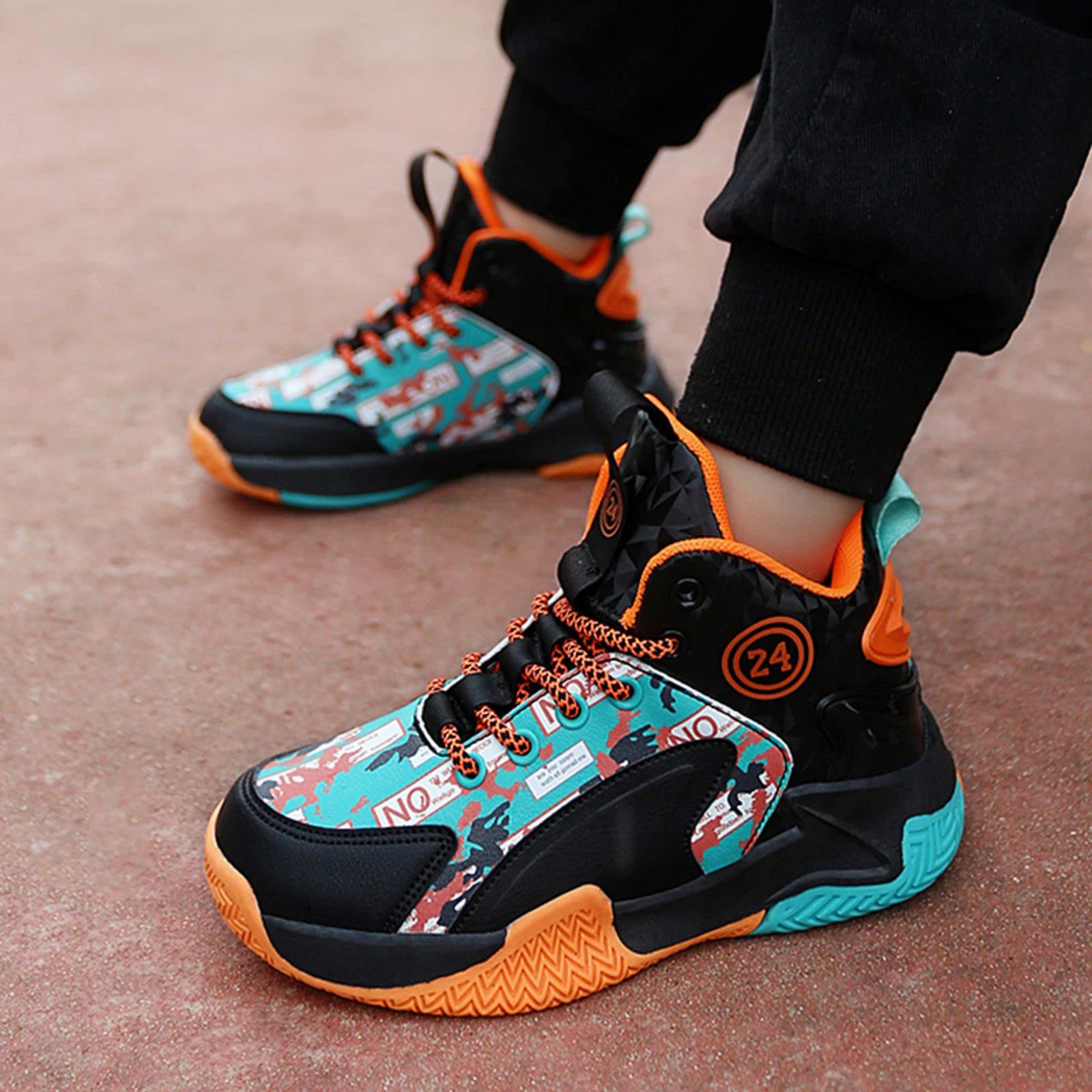 Best Kids Basketball Shoes for Boys & Girls - Lightweight, Non-Slip Sports Shoes for Indoor & Outdoor Play - Perfect for School PE, Court Training, and Backyard Games