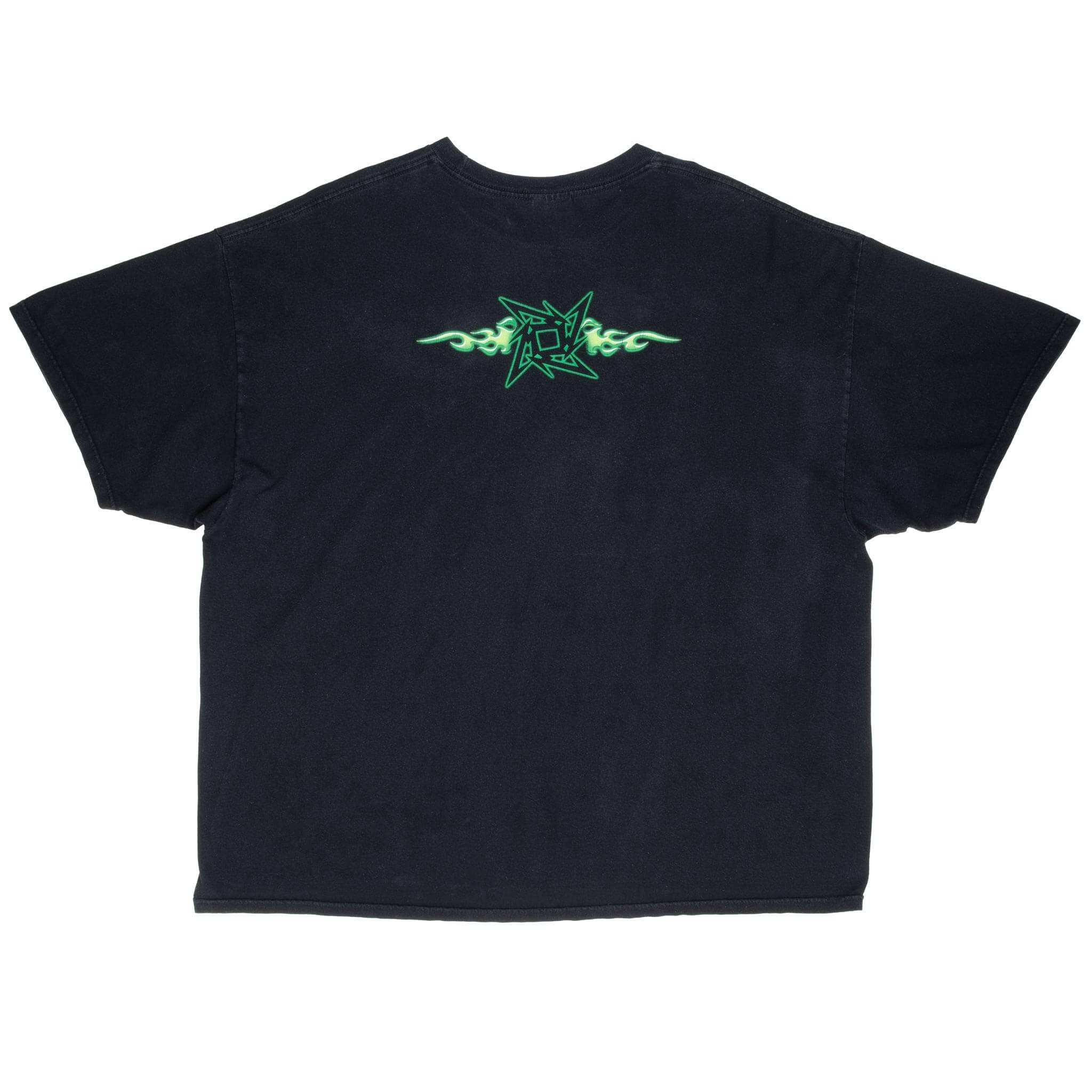 Vintage Metallica Green Logo 2002 Black T-Shirt 3XL - Heavy Cotton Band Tee for Concerts, Gifts & Rock Music Fans
