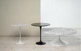 Eero Saarinen Tulip Table - 16 Inch Round Side Table | Mid-Century Modern Dining & Living Room Furniture for Small Spaces