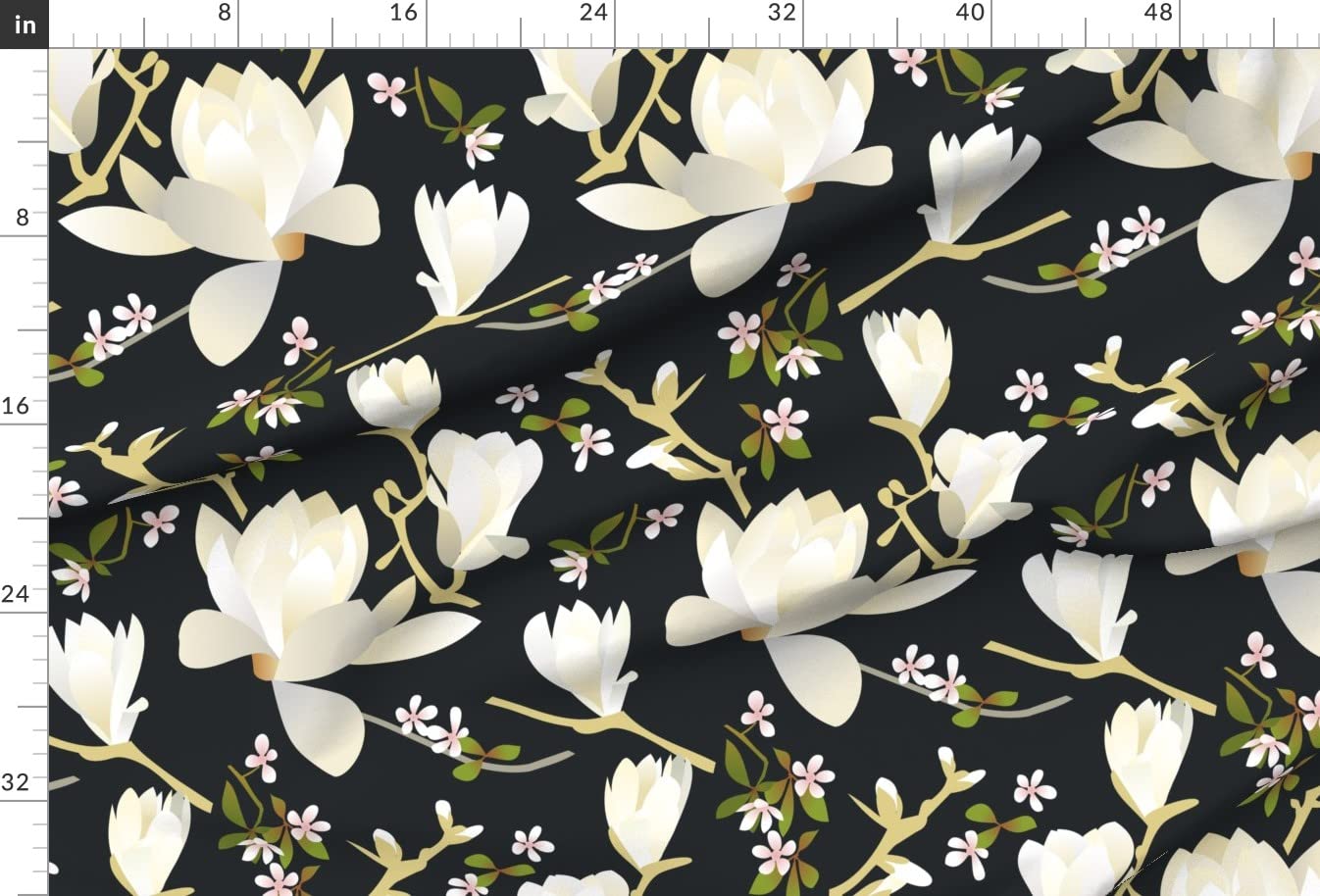 Blooms Bloom Springtime Blossom Printed Minky Fabric by The Yard - Soft Plush Fabric for Sewing Baby Blankets, Quilt Backing, DIY Projects & Home Decor - Perfect for Nursery, Gift Making & Crafting