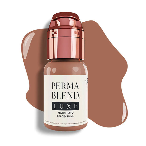 Perma Blend Luxe Macchiato Pigment - Professional Cosmetic Tattoo Ink for Eyebrows & Lips | Long Lasting, Vibrant Colors | Perfect for Microblading, Ombre Brows & Permanent Makeup Artists