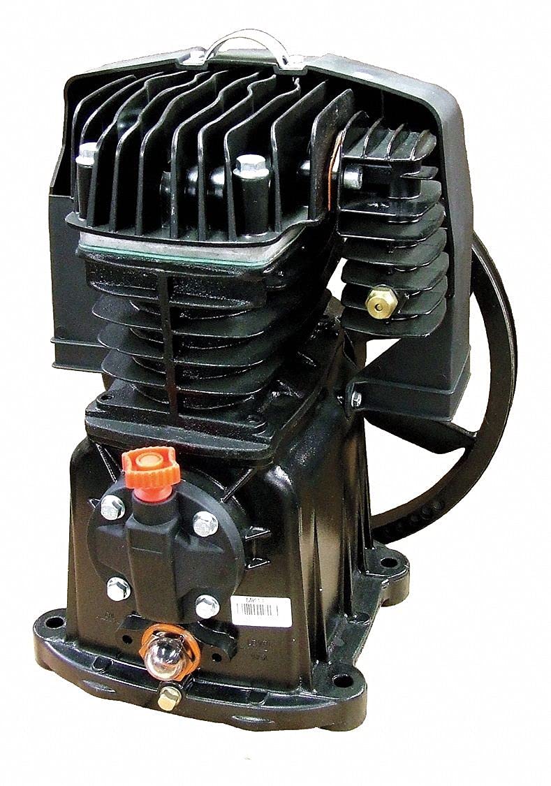 Rolair PMP12MK113GR 1-Stage Splash Lubricated Air Compressor Pump - 30 oz Oil Capacity - Ideal for DIY Projects, Construction Sites & Automotive Repair