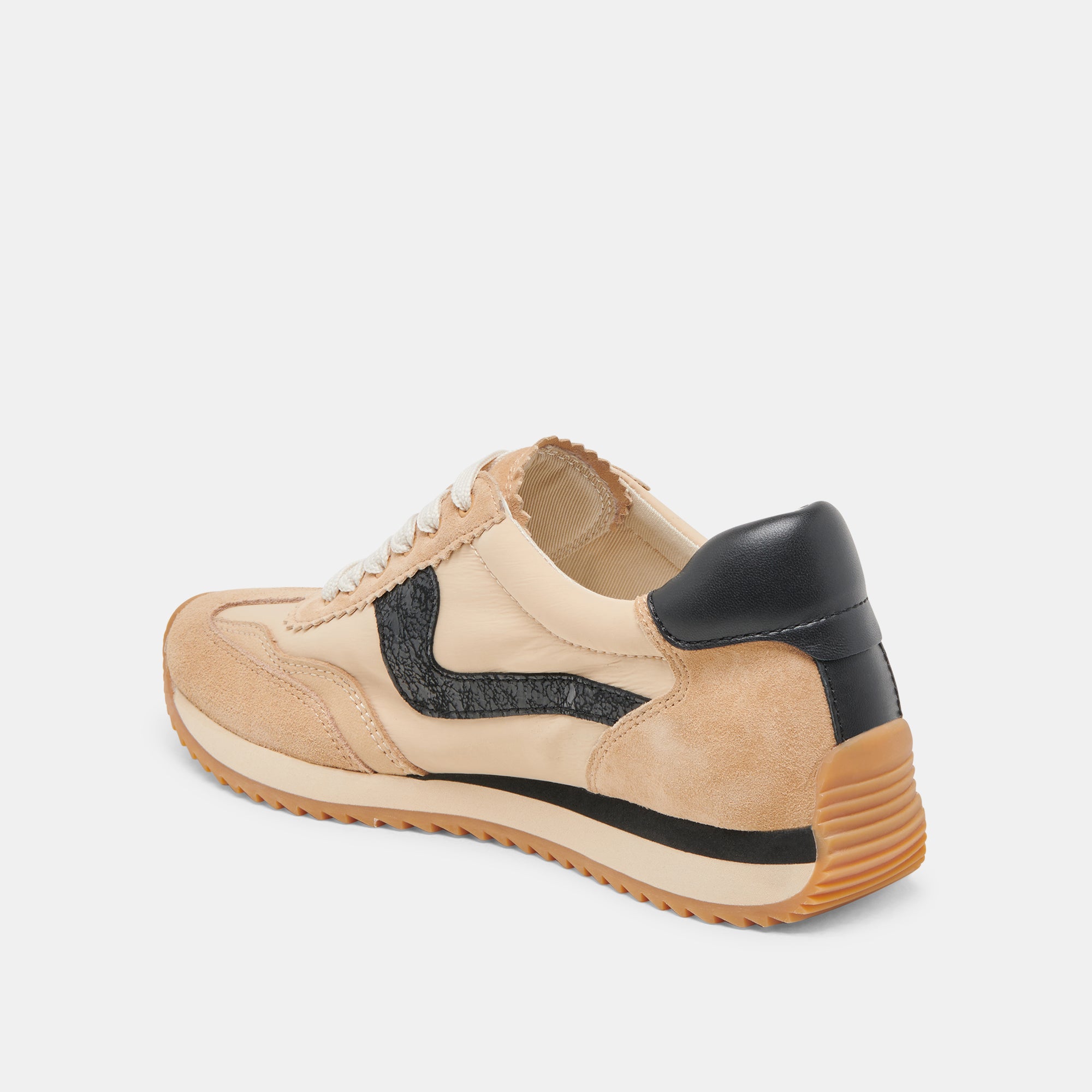 B.NTCD Sneakers - Lightweight Tan Multi Nylon Casual Shoes for Men & Women | Perfect for Running, Walking, and Everyday Wear