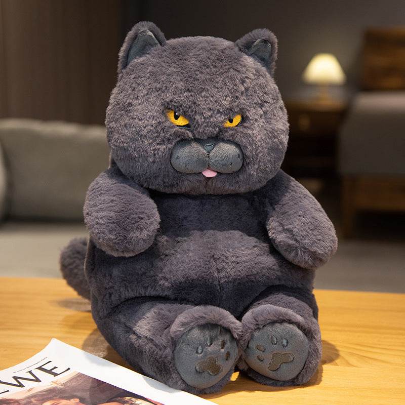 Giant Mad Cat Plush Toy - Angry Cat Stuffed Animal for Stress Relief & Home Decor | Perfect for Gifts, Kids Room, and Office Desk