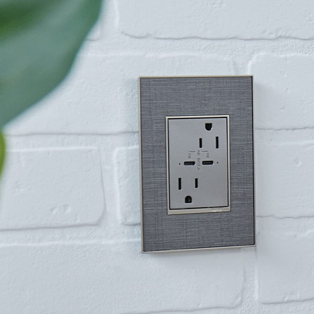 Legrand Adorne 20A Tamper-Resistant Ultra-Fast USB-C Power Outlet with Power Delivery - 4-Pack White (ARTRUSB20PD30W4-4PK) - Perfect for Home Offices, Kitchens & Smart Device Charging