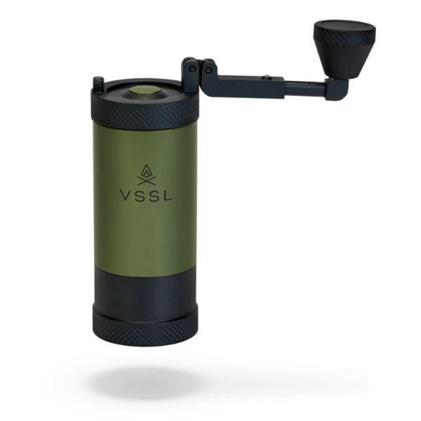 Premium VSSL Java Hand Grinder - Portable Manual Coffee Grinder for Espresso, French Press & Pour Over - Perfect for Camping, Travel & Home Brewing