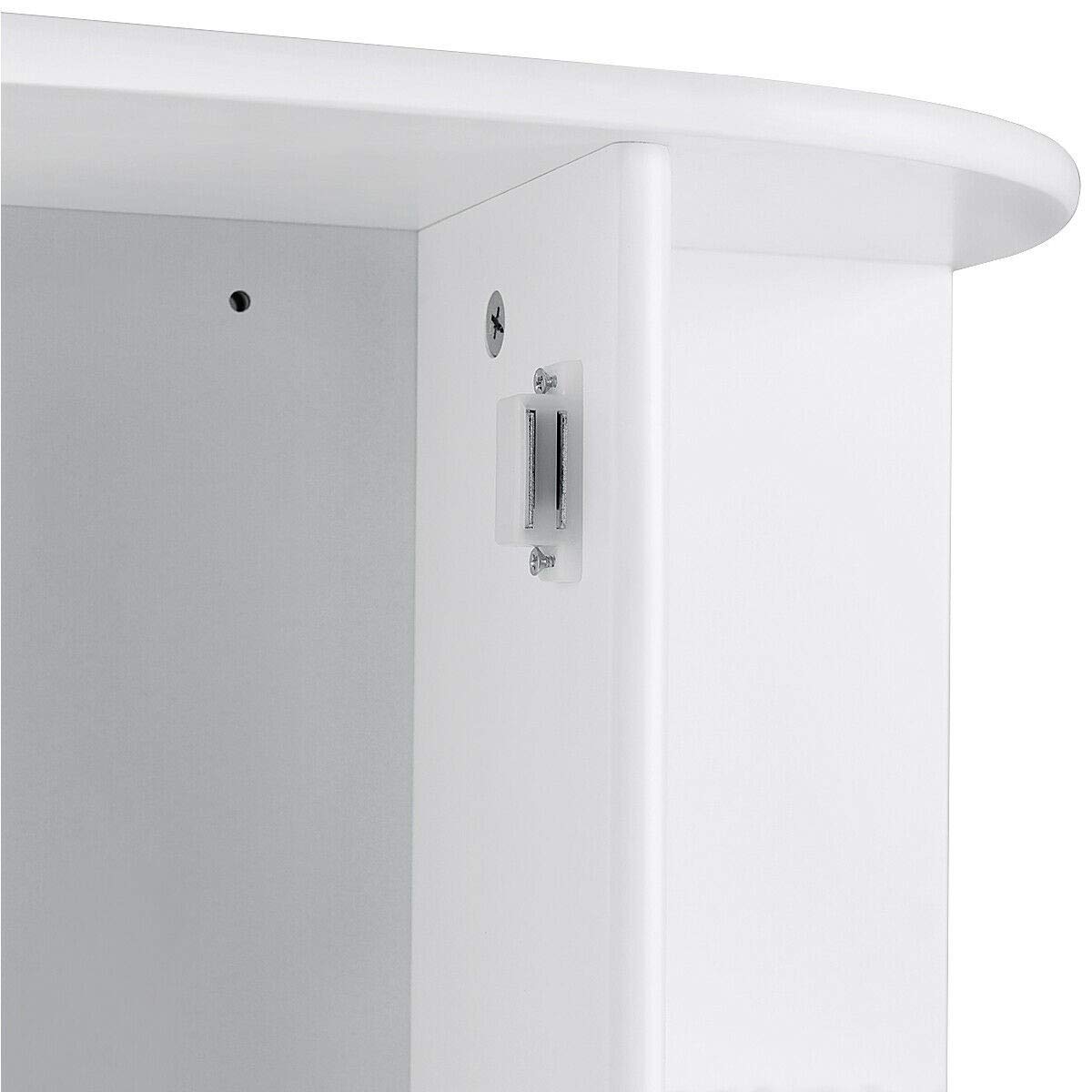 Wall Mount Bathroom Medicine Cabinet with Glass Door - 6.5
