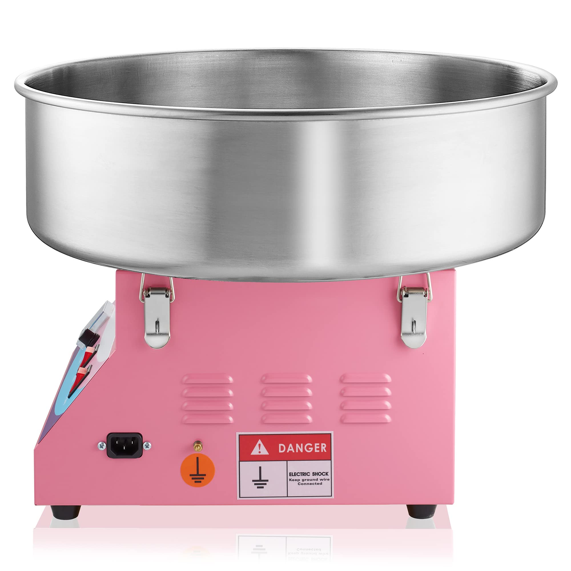 Olde Midway SPIN-1400 Commercial Cotton Candy Machine - Electric Candy Floss Maker for Parties, Carnivals & Events - Heavy Duty Stainless Steel Candy Spinner with 1000W Motor