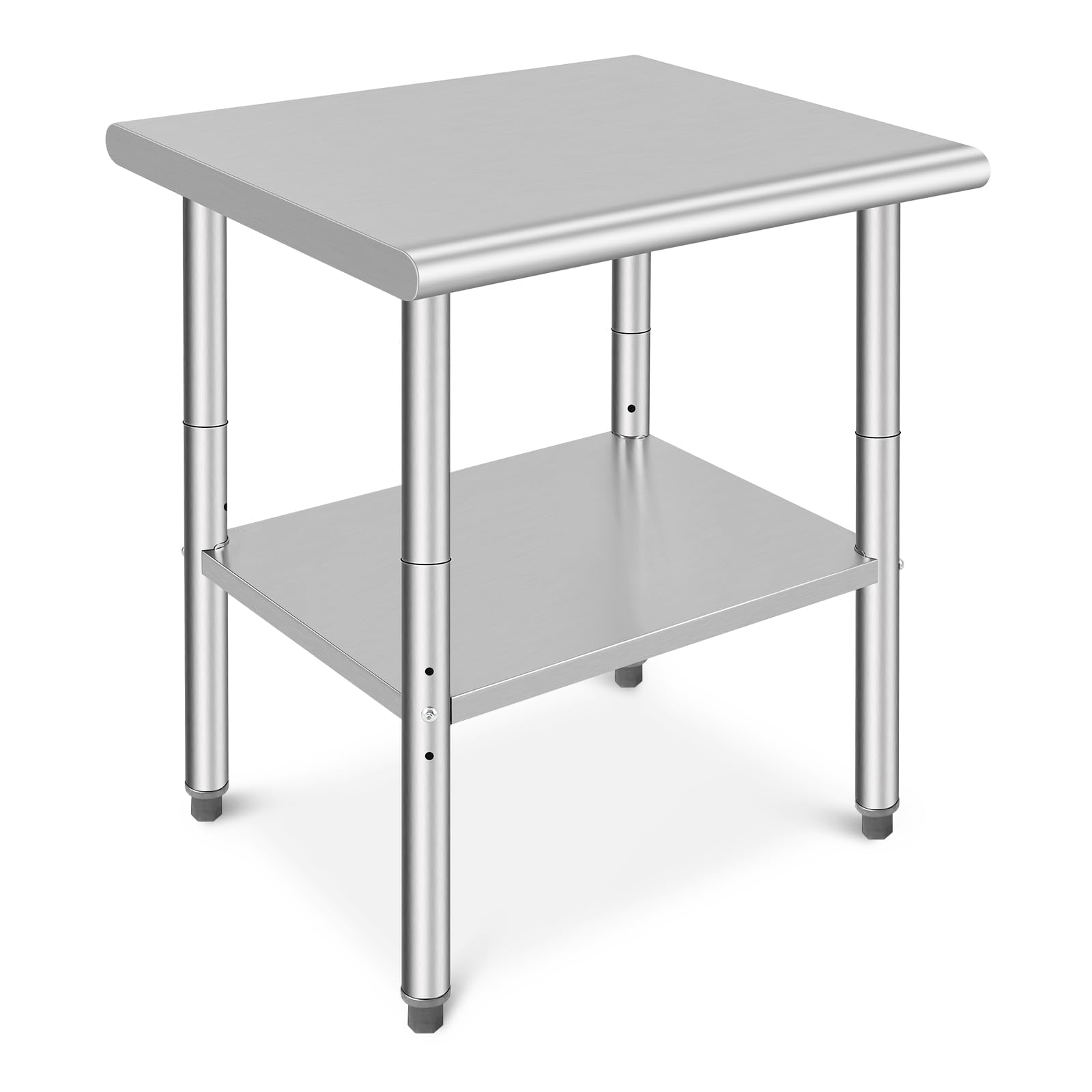 Stainless Steel Prep Table 30x24x35 Inches - NSF Certified Commercial Kitchen Table for Restaurant, Home & Hotel Use - Durable Metal Work Surface for Food Prep, Cooking & Serving