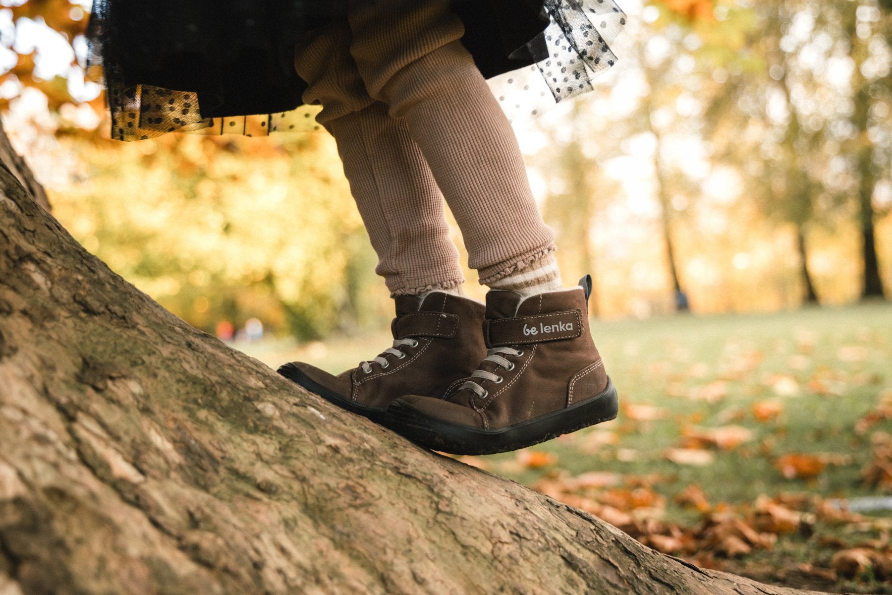 Barefoot Shoes for Kids - Be Lenka Winter Boots in Chocolate Brown | Waterproof & Warm for Outdoor Play, Snow, and Winter Activities