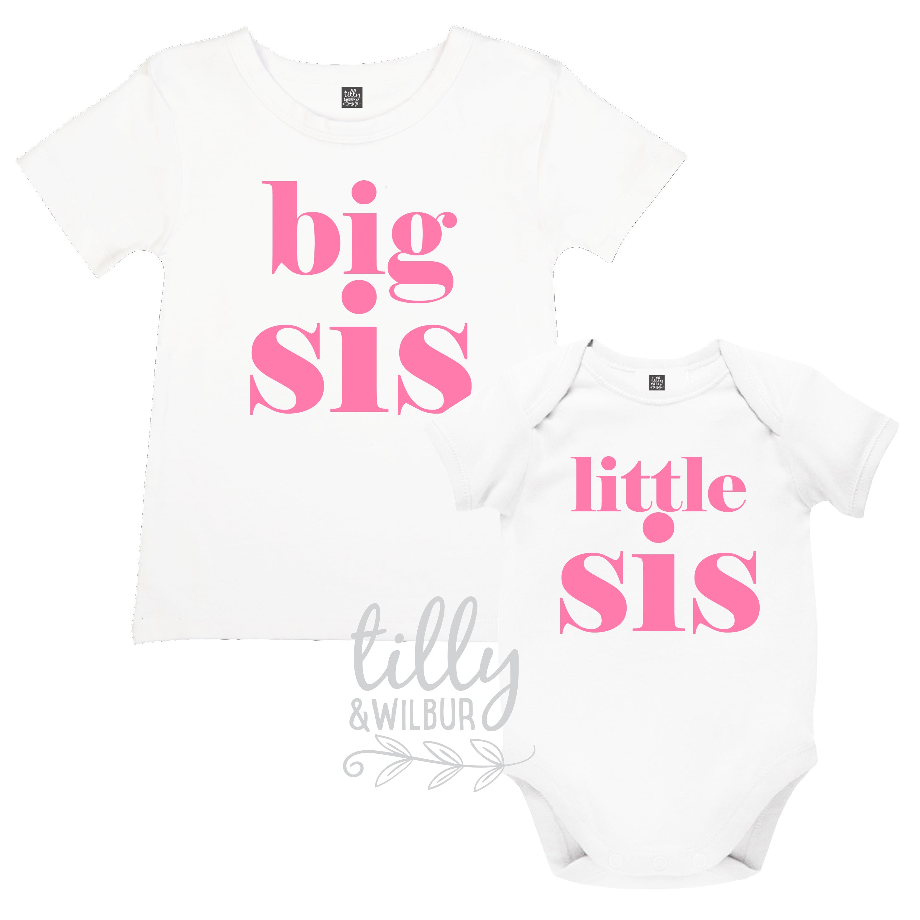 Big Sis Little Sis Matching Outfits - Cute Sister Sets for Family Photos & Special Occasions