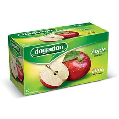 Premium Organic Herbal Tea by Dogadan - Refreshing Apple Flavor, 20g | Perfect for Relaxation, Detox & Wellness | Enjoy Hot or Iced for a Healthy Lifestyle