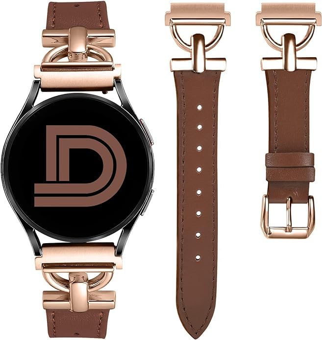Dark Brown/Rose Gold