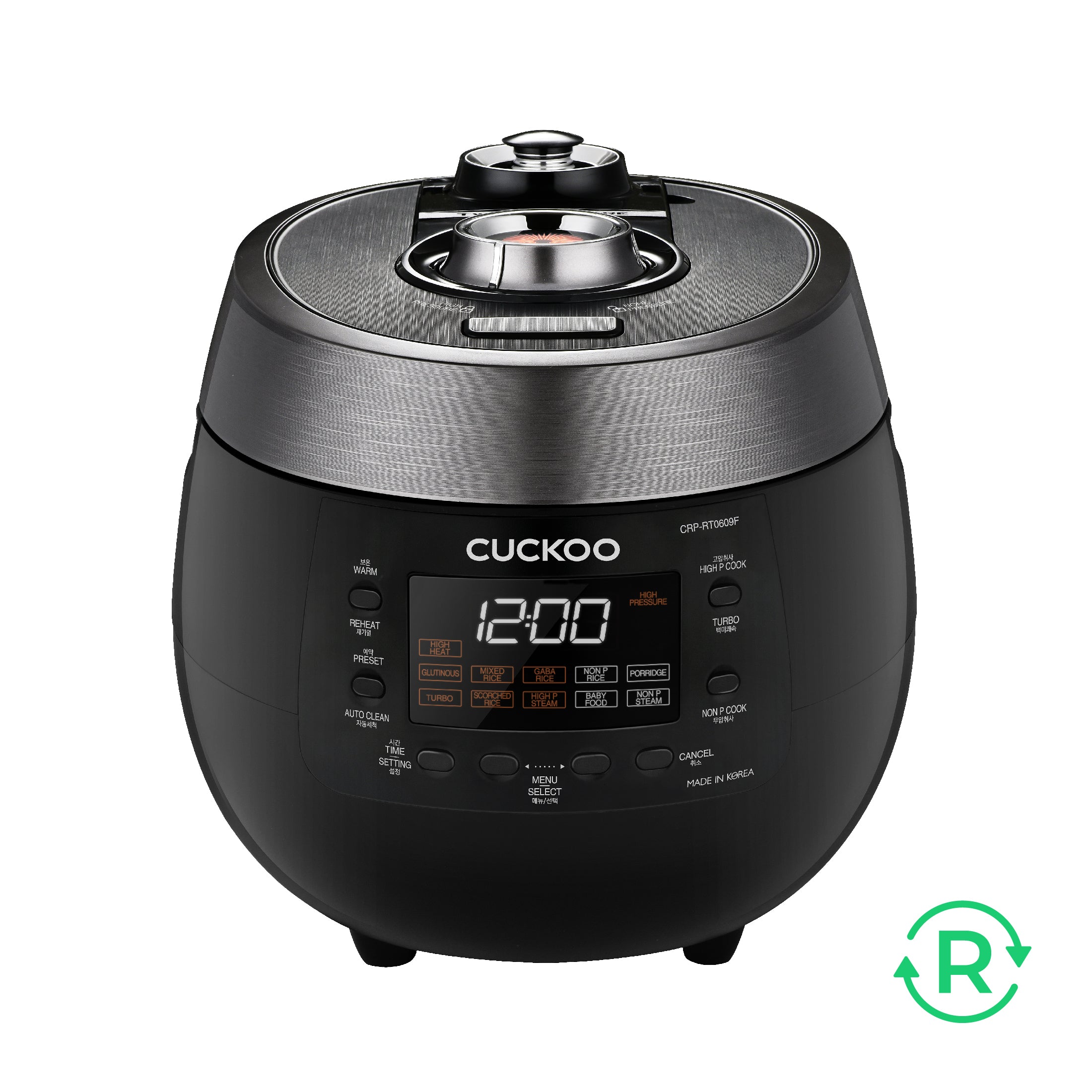 Refurbished HP Twin Pressure Rice Cooker 6 Cup (CRP RT0609F) - Perfect for Small Families & Meal Prep | B Grade Certified