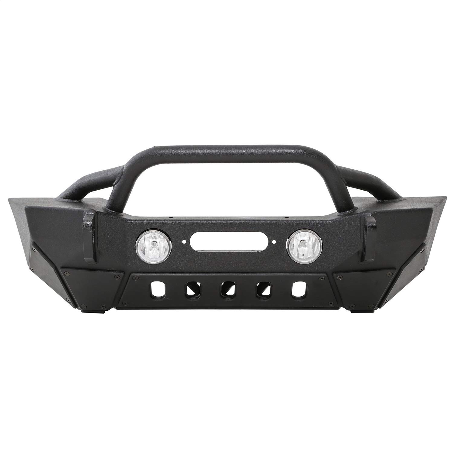 Smittybilt 76807 XRC Gen 2 Front Bumper for Jeep Wrangler JK & JL - Heavy Duty Off-Road Protection for Rock Crawling & Trail Adventures