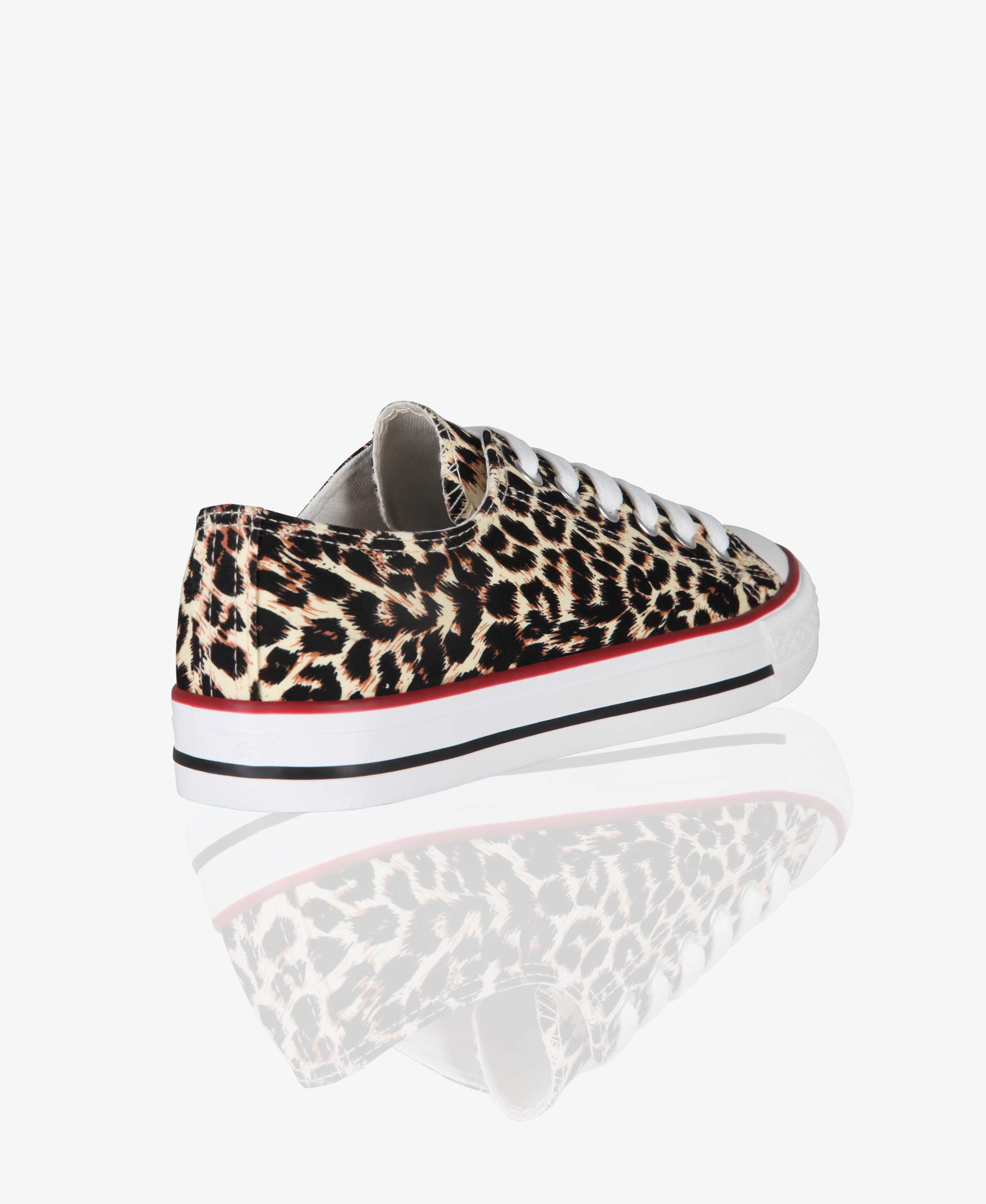 KRISP Women's Low Top Canvas Sneakers - Classic Lace-Up Slip-On Fashion Shoes for Casual Wear, Walking & Everyday Comfort