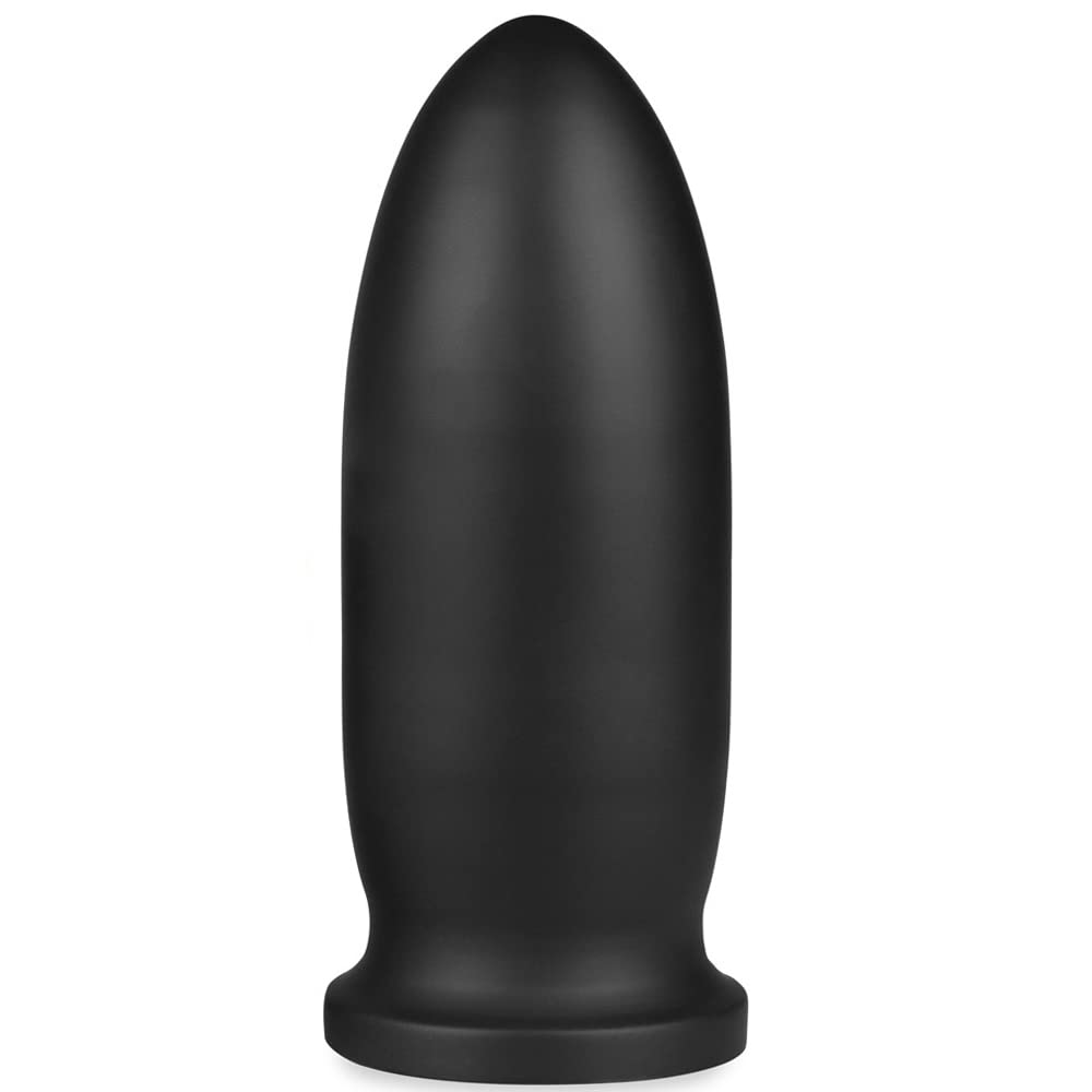 Extra Large Anal Plug Trainer - Bomber Series for Beginners & Advanced Users | Comfortable Silicone Butt Plug with Tapered Base for Safe Play | Perfect for Solo & Couples Use in Bedroom & BDSM Scenes