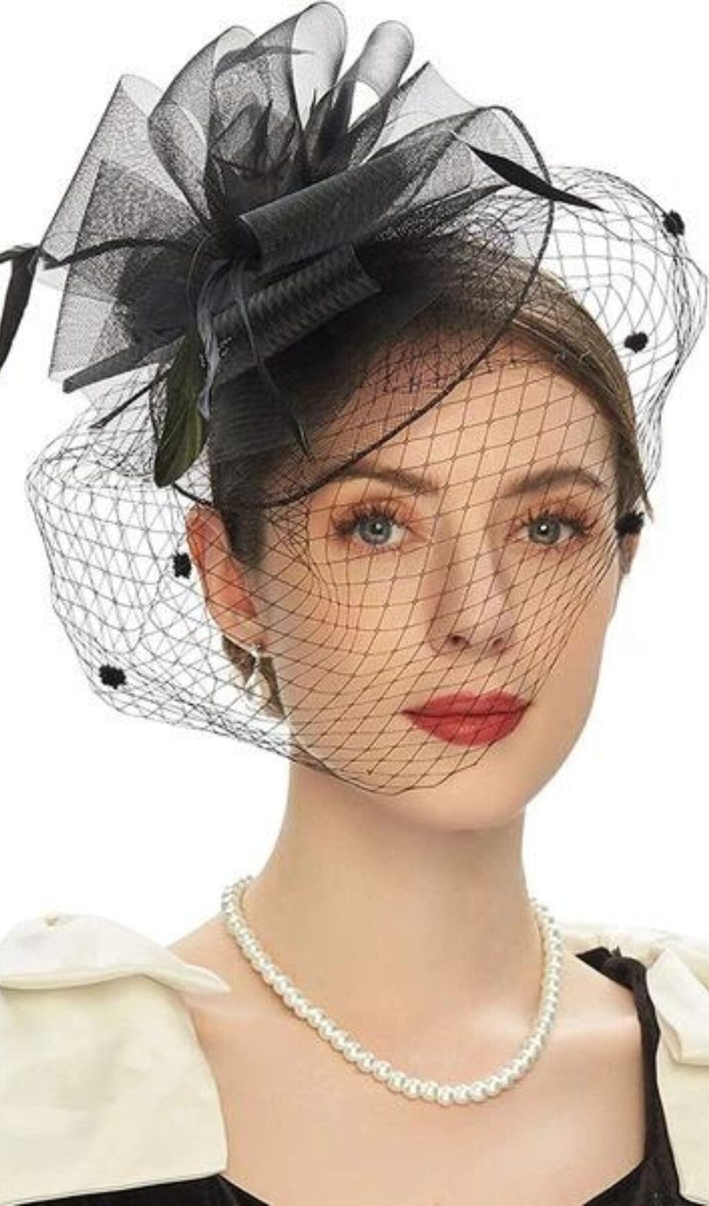 Elegant Cocktail Hats with Mesh & Veil - Stylish Women's Party Headwear for Weddings, Tea Parties & Special Occasions
