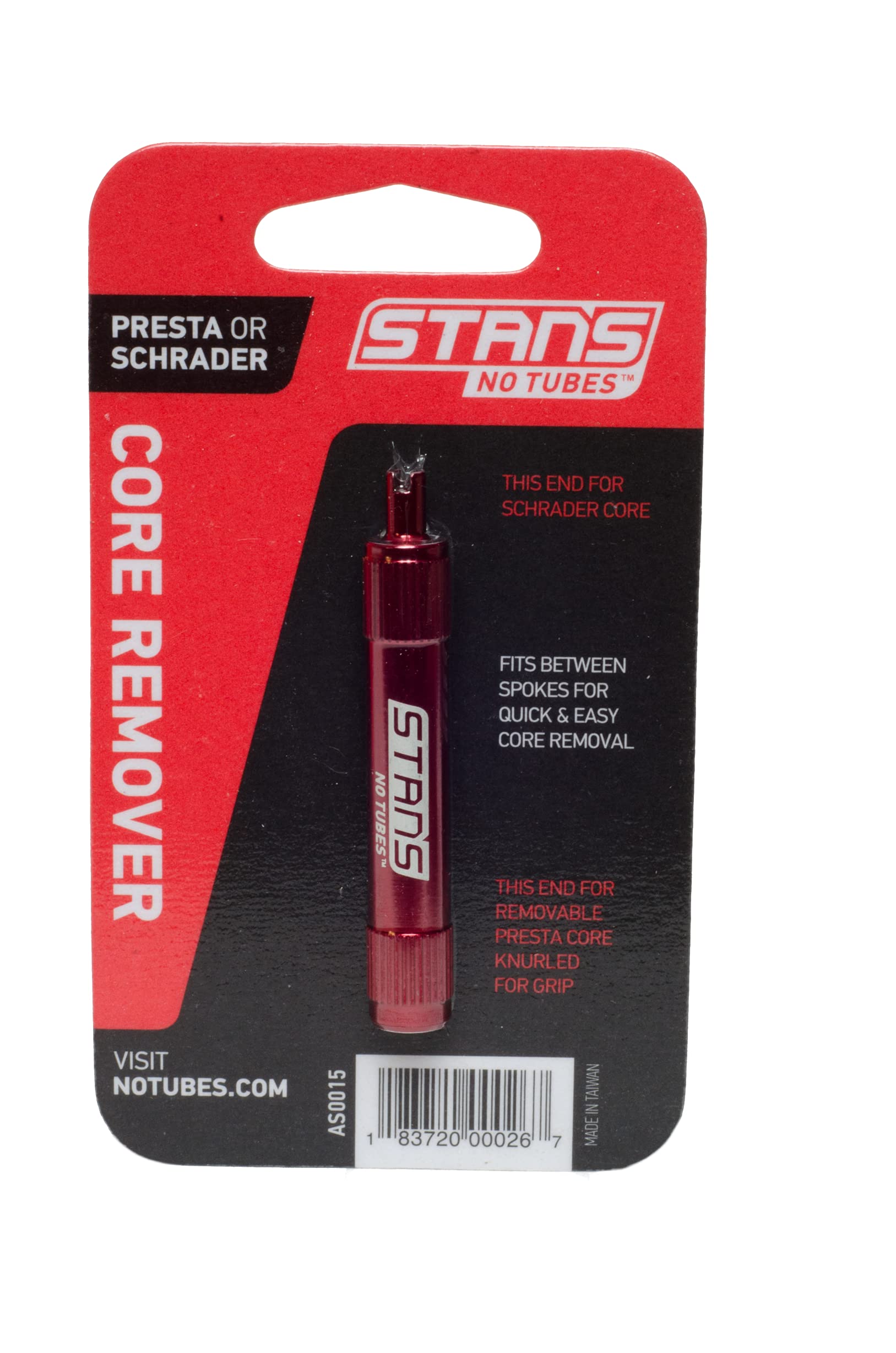 Stan's NoTubes Core Remover Tool - Premium Bicycle Tire Valve Core Removal Tool for Tubeless Tires - Perfect for MTB, Road & Gravel Bike Maintenance & Repair