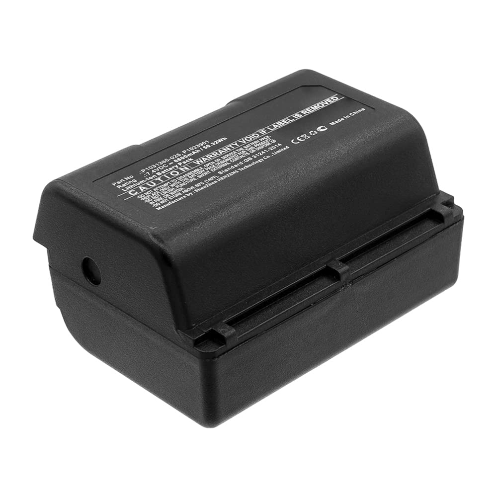 Synergy Digital Printer Battery - Compatible with Zebra QLN320 Printer (Li-ion, 7.4V, 6800mAh) High Capacity Replacement for Zebra BTRY-MPP-34MA1-01 - Perfect for Warehouse, Retail & Logistics Label Printing