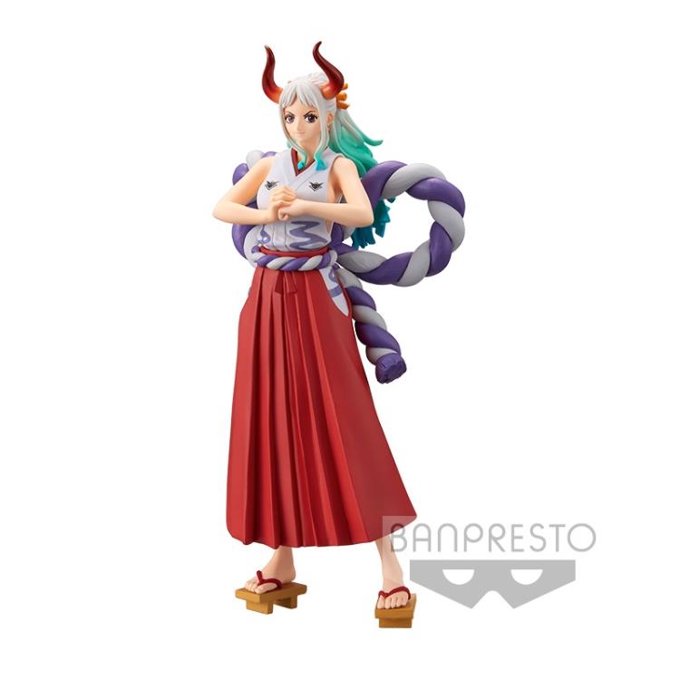 Banpresto DXF One Piece The Grandline Lady Wano Country Vol.5 Yamato Anime Figure Statue - Perfect for Anime Collectors, Home Decor, and Gift Giving