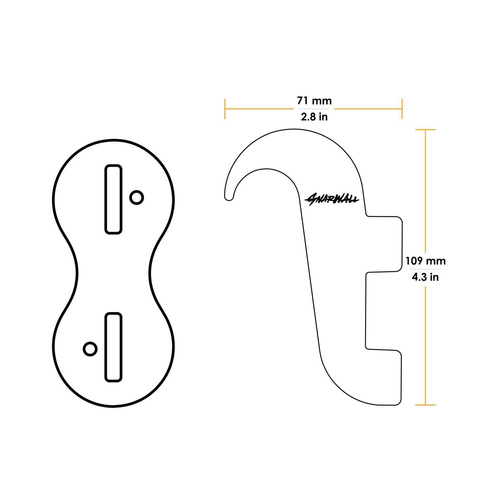 Shepps/Gnarwall Surfboard Wall Hooks - FCS 1st Gen Board Racks for Secure Surfboard Storage - Perfect for Garage, Bedroom, or Beach House Organization