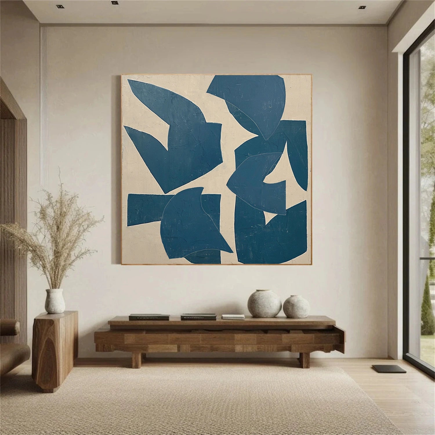 Abstract Painting #AB 454 - Modern Wall Art for Home & Office Decor | Perfect for Living Room, Bedroom or Workspace