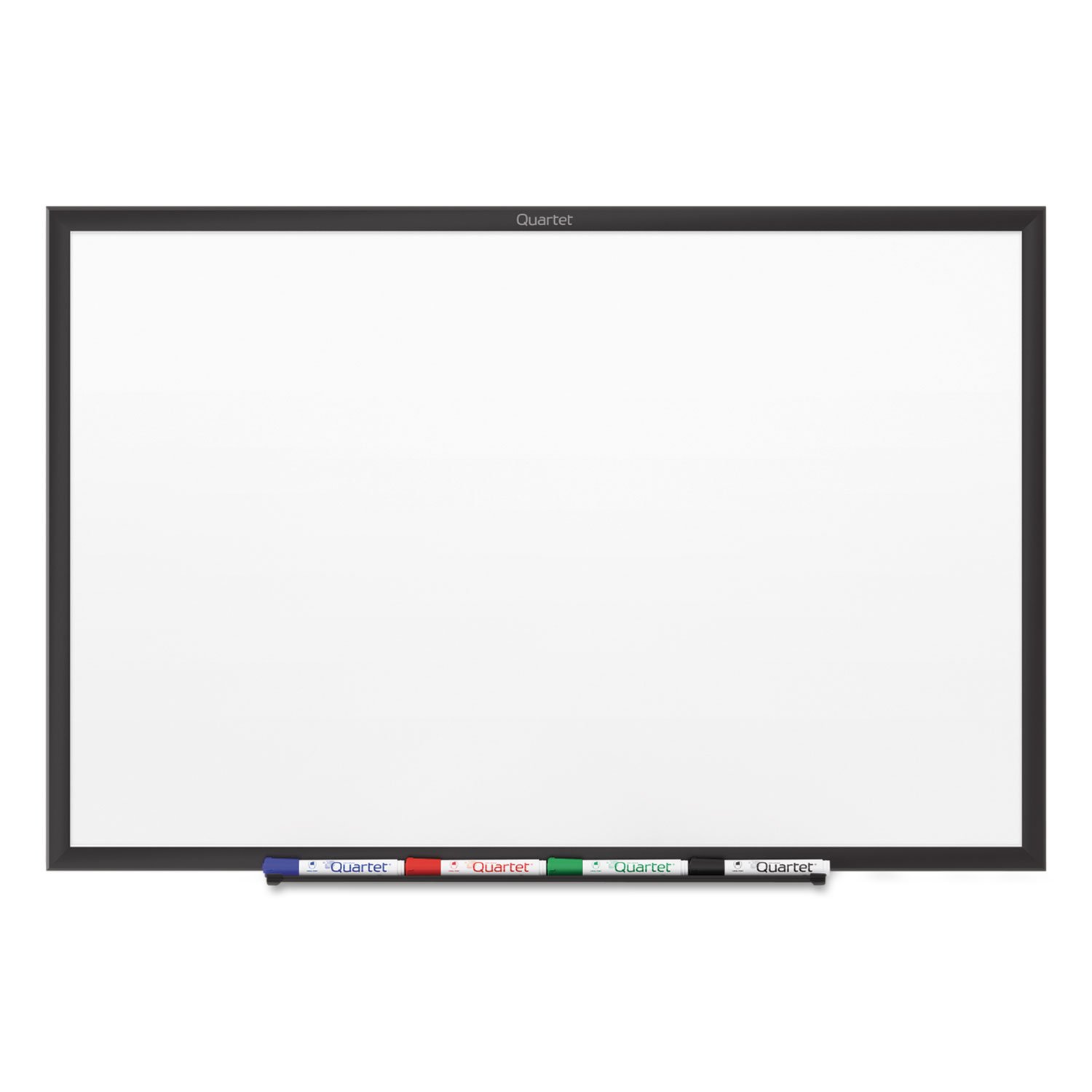 Quartet Magnetic Dry Erase Whiteboard 72x48 Inches - Nano-Clean Surface Resists Stains, Black Aluminum Frame (SM537B) - Perfect for Office Meetings, Classroom Teaching & Home Organization