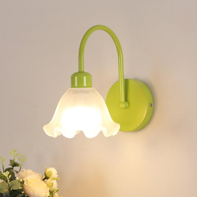 Blossom Wall Light - Elegant Floral LED Wall Sconce for Bedroom, Living Room & Hallway Decor - Dimmable Modern Lighting Fixture for Home Interior Design