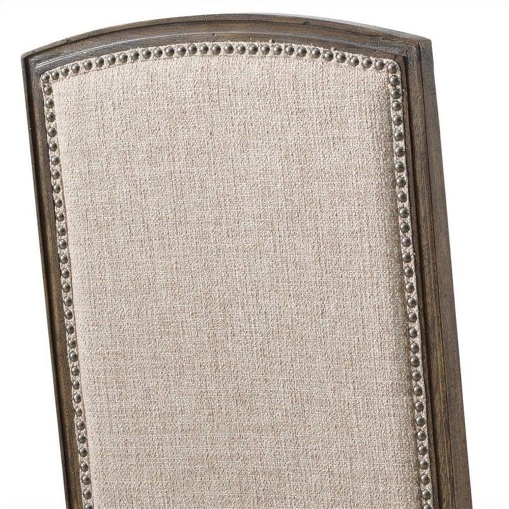 Hooker Furniture Rhapsody Insignia Dining Chairs Set of 2 - Rustic Walnut Finish - Elegant Kitchen & Dining Room Seating for Home & Restaurant Use