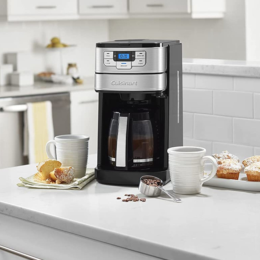 Refurbished CUISINART Grind & Brew Coffee Maker DGB-400 with Warranty - Perfect for Home, Office & Entertaining