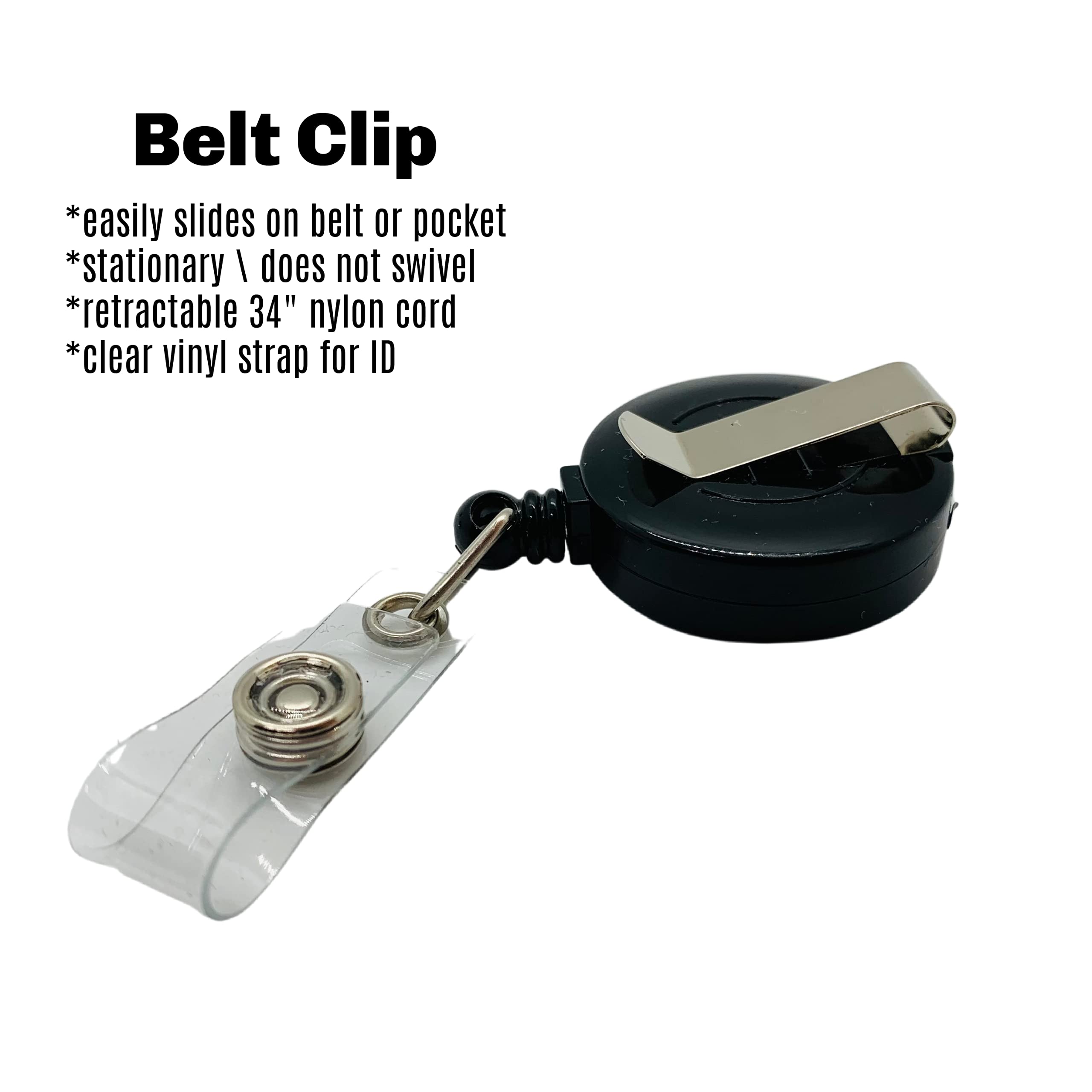MA Life Badge Reel - Retractable ID Holder for Nurses & Medical Staff - Perfect for Hospitals & Clinics