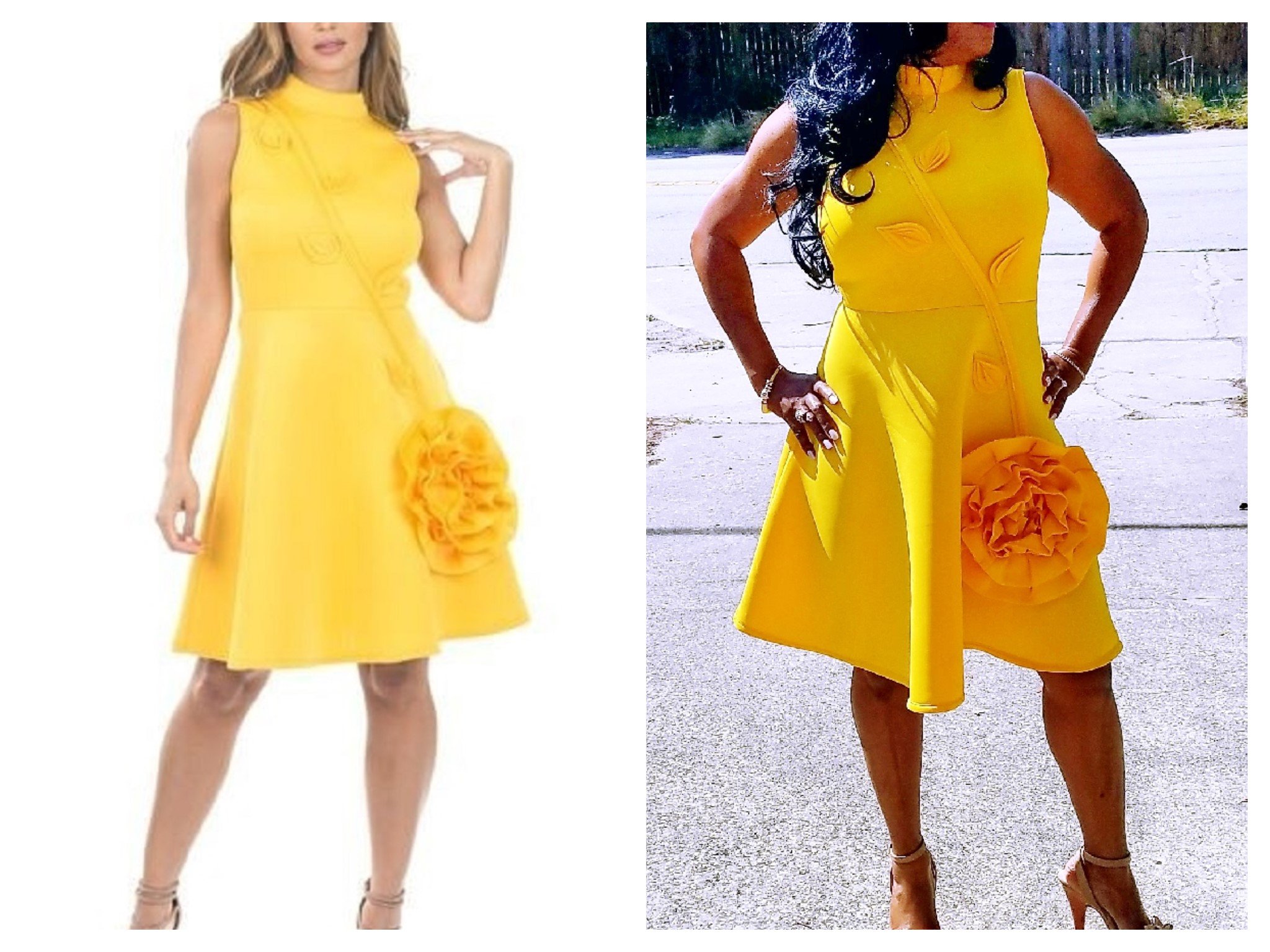 Elegant Floral Dress for Women - L'Diva Couture Boutique | Perfect for Weddings, Parties & Special Occasions