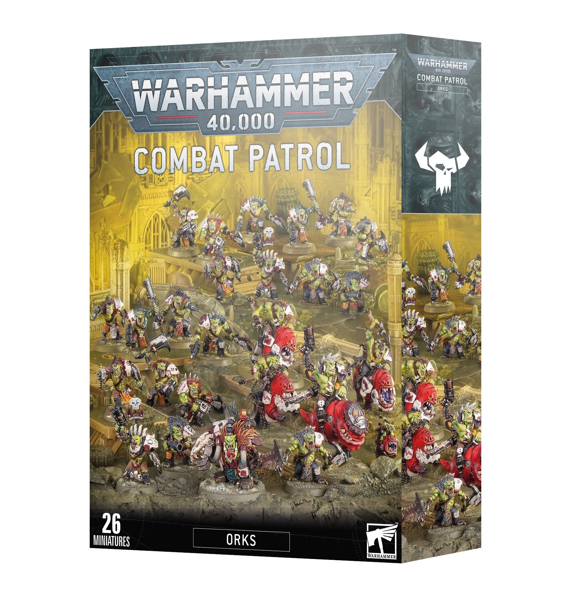 Warhammer 40K: Orks Combat Patrol Set - Miniature Wargaming Army Starter Kit for Tabletop Battles & Collectors