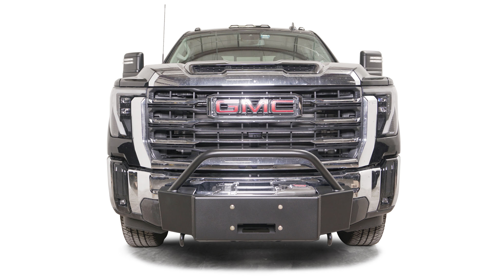 24+ GMC 2500/3500 Heavy Duty Winch Mount Bumper | Off-Road Truck Accessory for Recovery & Towing | Perfect for Off-Roading, Towing, and Emergency Situations