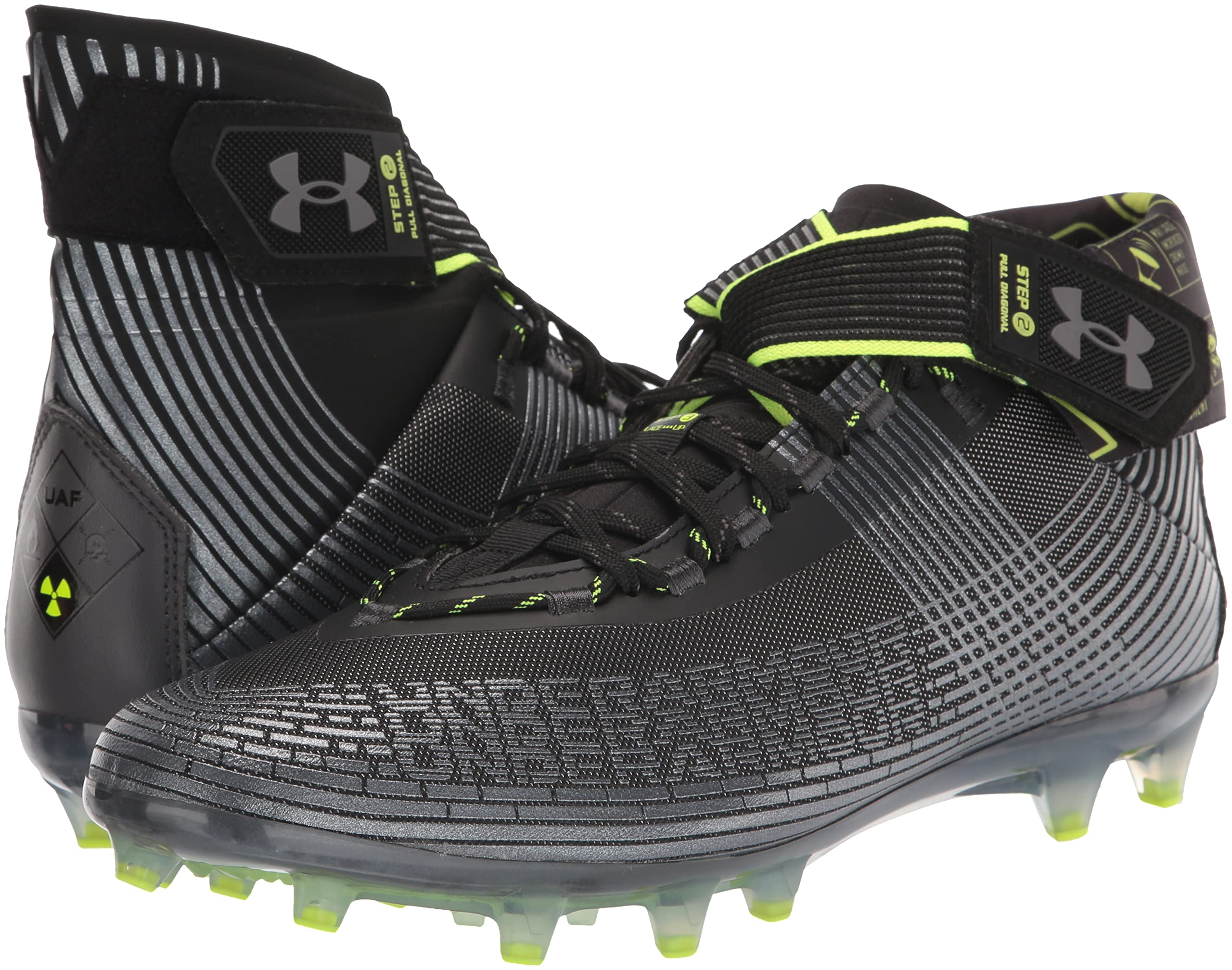 Under Armour Men's Highlight MC Football Cleats - Lightweight & Durable Soccer Shoes for Turf & Grass - Perfect for Training, Games & Competitive Matches