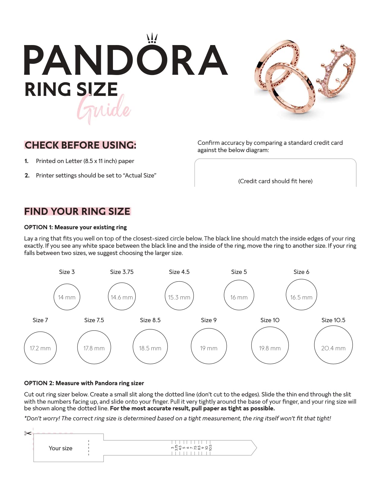 Pandora Rose Gold Cubic Zirconia Ring for Women - Size 5, Elegant Stackable Band for Everyday Wear, Anniversary Gift, Wedding Jewelry