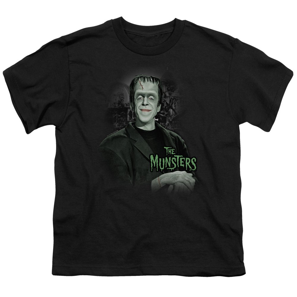 The Munsters Man of The House Unisex Youth T-Shirt | Vintage TV Show Merchandise for Kids & Teens | Perfect for Halloween, Cosplay & Fan Gifts