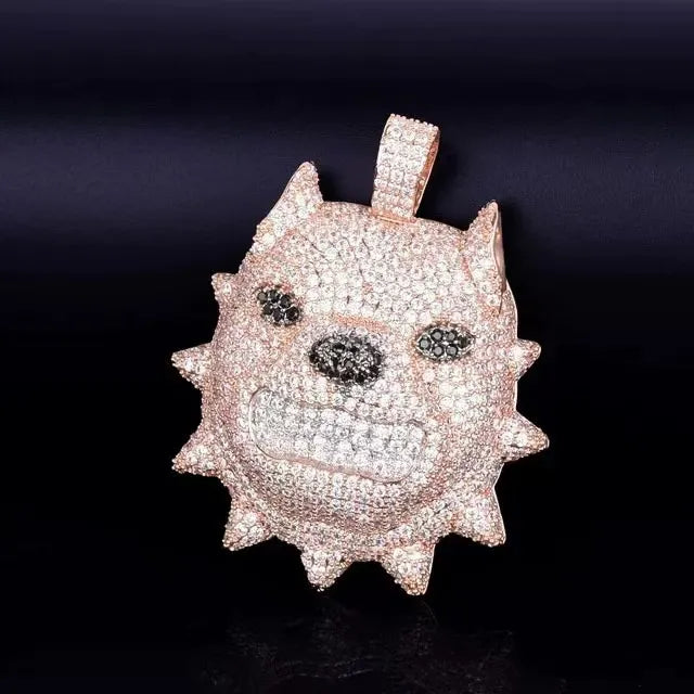 VVS Moissanite Animal Pendant Necklace - Iced Out Jewelry for Women & Men - Perfect for Parties, Gifts & Everyday Luxury