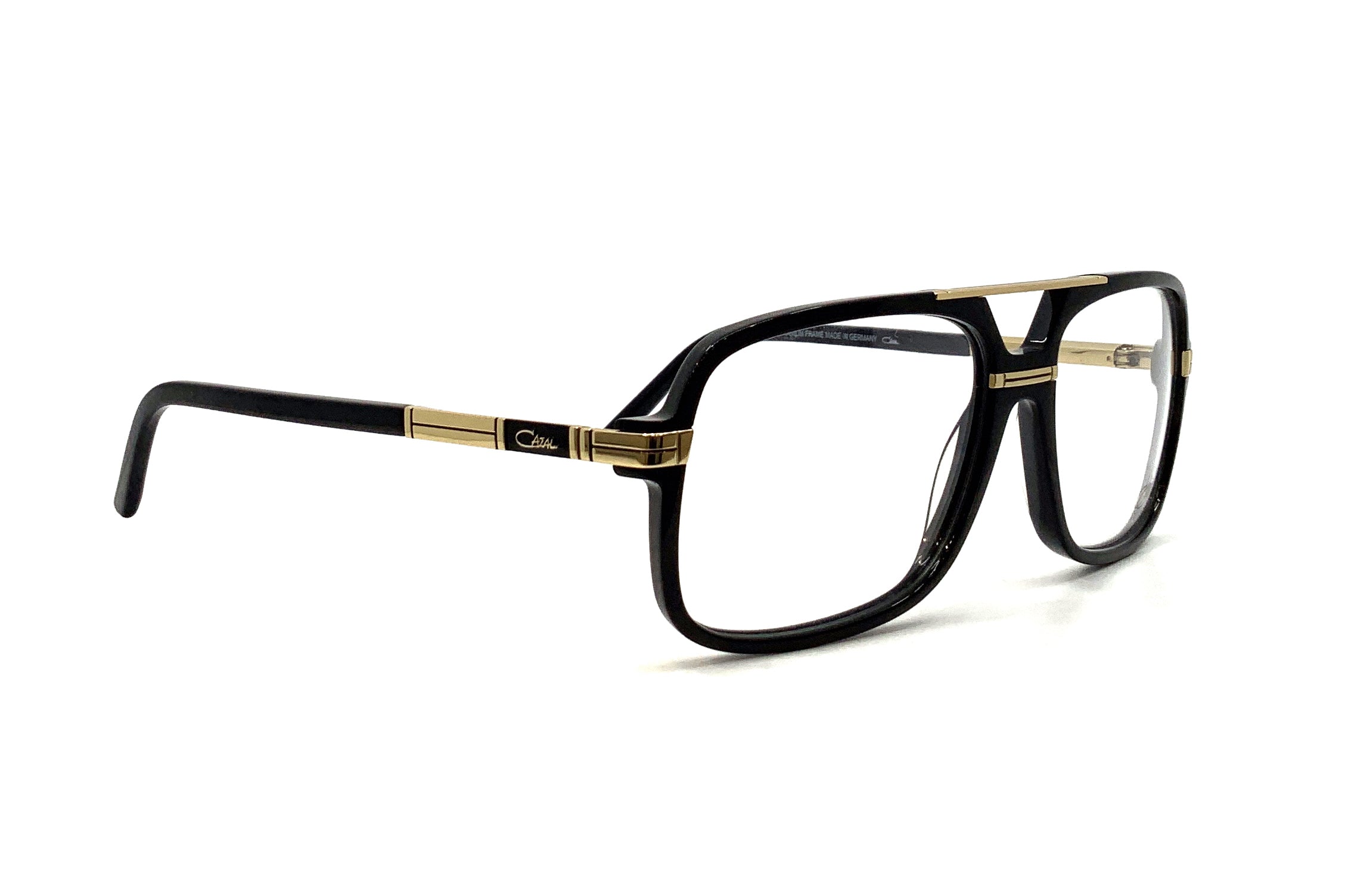 Cazal 6026 Sunglasses for Men & Women - Black/Gold Frame with UV Protection - Perfect for Outdoor Sports, Driving & Fashion Accessories