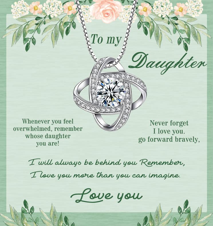 Mother Daughter Necklace Set - Meaningful Graduation Gift from Mom/Dad - Birthday & Christmas Jewelry for Teen Girls & Women - Perfect for Special Occasions & Everyday Wear