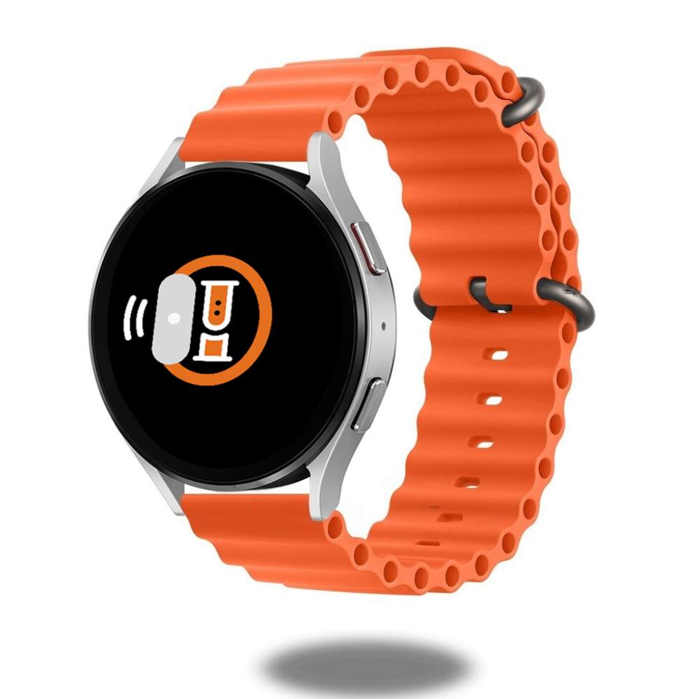 20mm & 22mm Ocean Bands - Premium Waterproof Silicone Watch Straps for Diving, Swimming & Outdoor Activities